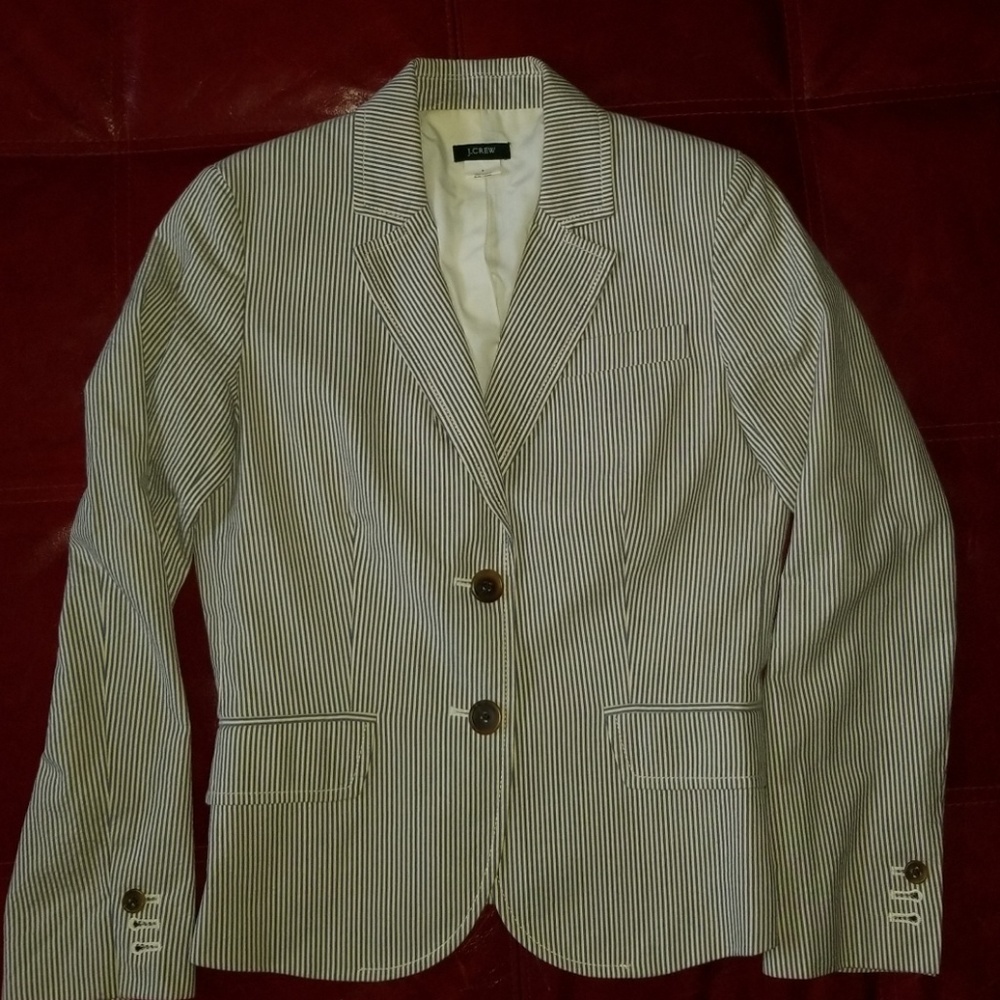 J.Crew Seersucker Blazer